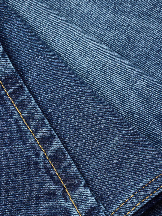 Men Blue Mid-Rise Baggy Jeans