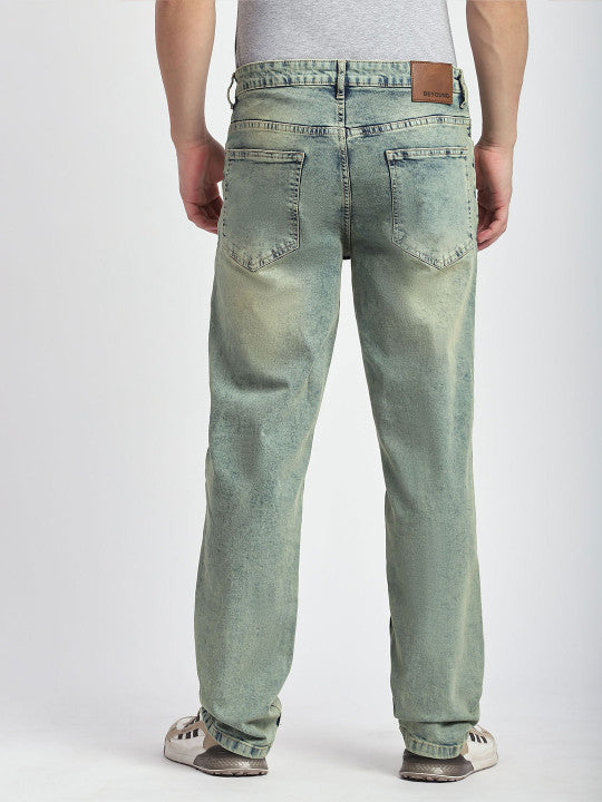 Men Original Relexed Fit Mid-Rise Clean Look Stretchable Jeans