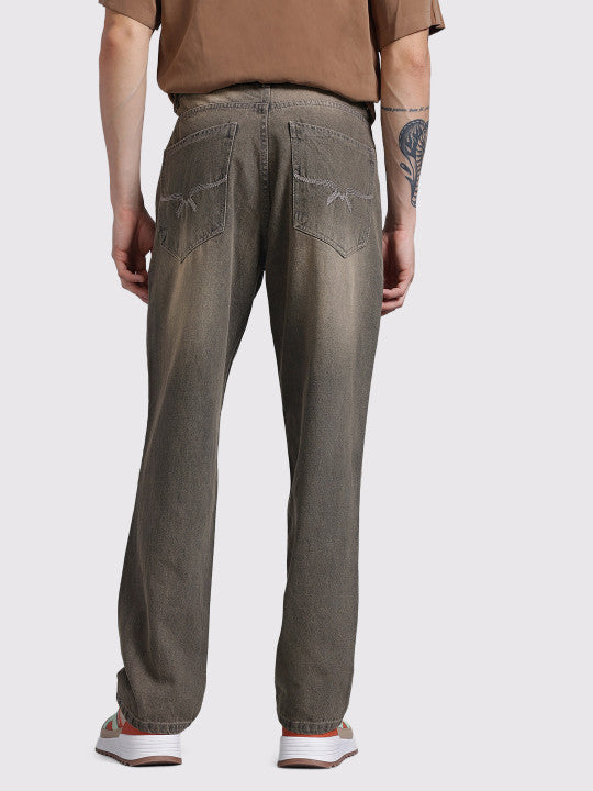 The Life Co. Men Straight Fit Light Fade Jeans