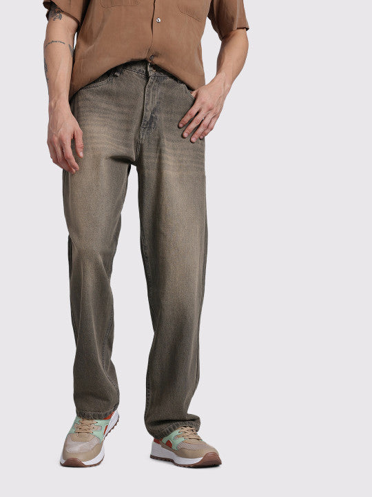 The Life Co. Men Straight Fit Light Fade Jeans