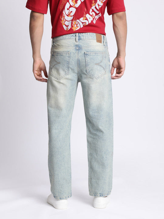 Men Relaxed Fit Heavy Fade Jeans