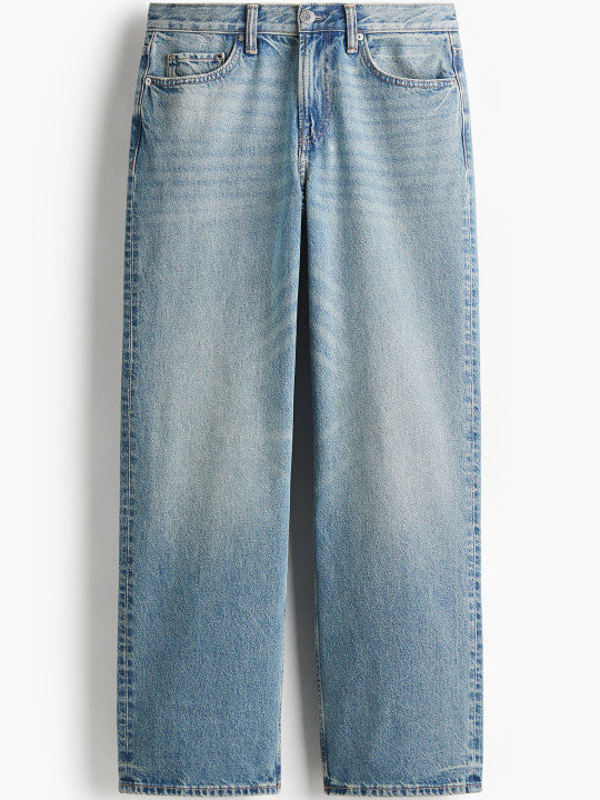 Men Pure Cotton Relaxed Jeans